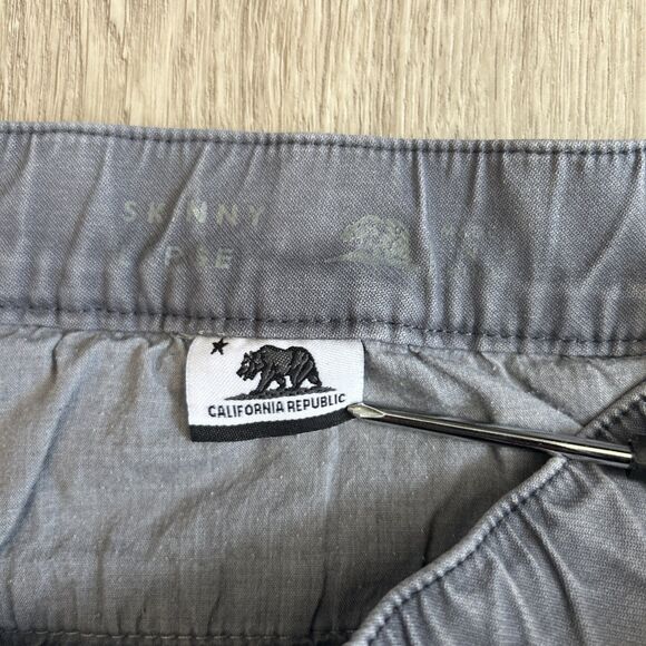 PacSun Joggers Bullhead Denim Co Men’s Skinny Large California Republic Blue - Picture 2 of 8